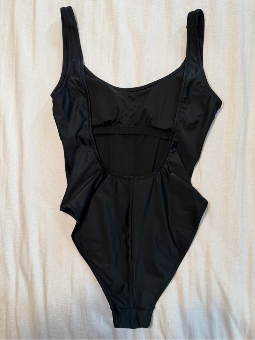 J Crew NWT Swim Scoop Back Swimsuit Size 8 Black - Picture 7 of 12